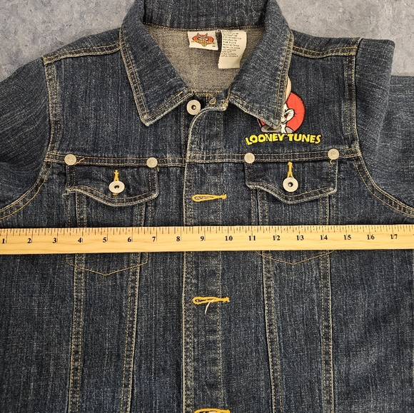 Looney Tunes Disney Jean Jacket, Womens Size Large - Picture 8 of 10